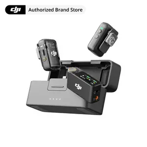 DJI Mic 2 Wireless Microphone for iPhone, Camera & Android, Ultralight, Adaptive Gain, Intelligent Noise Cancelling, Dual Band Anti-Interference, 32-bit Float Internal Recording, Vlog & Livestream