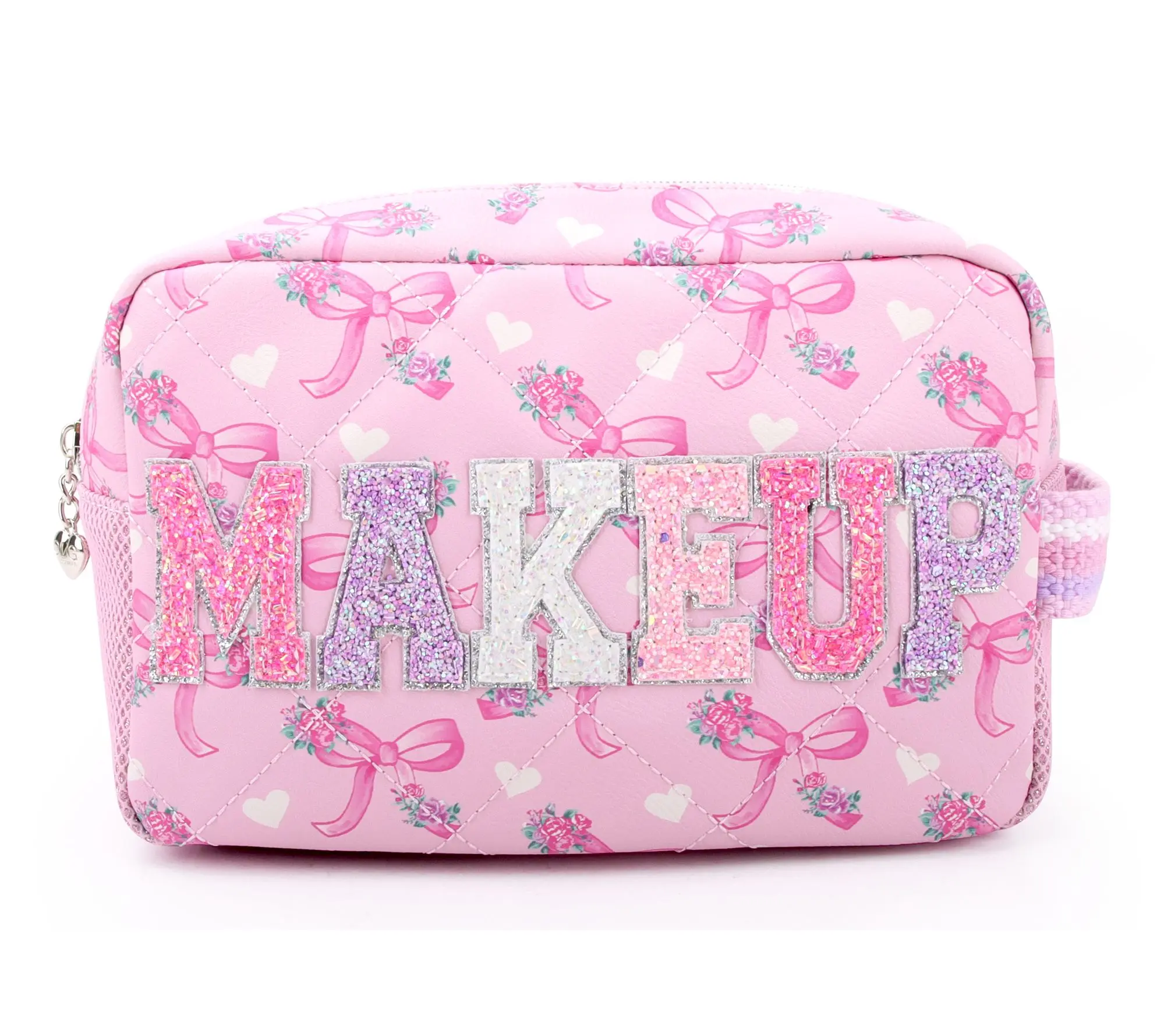 OMG Accessories Quilted Cosmetic Pouch OMG Accessories Quilted Cosmetic Pouch