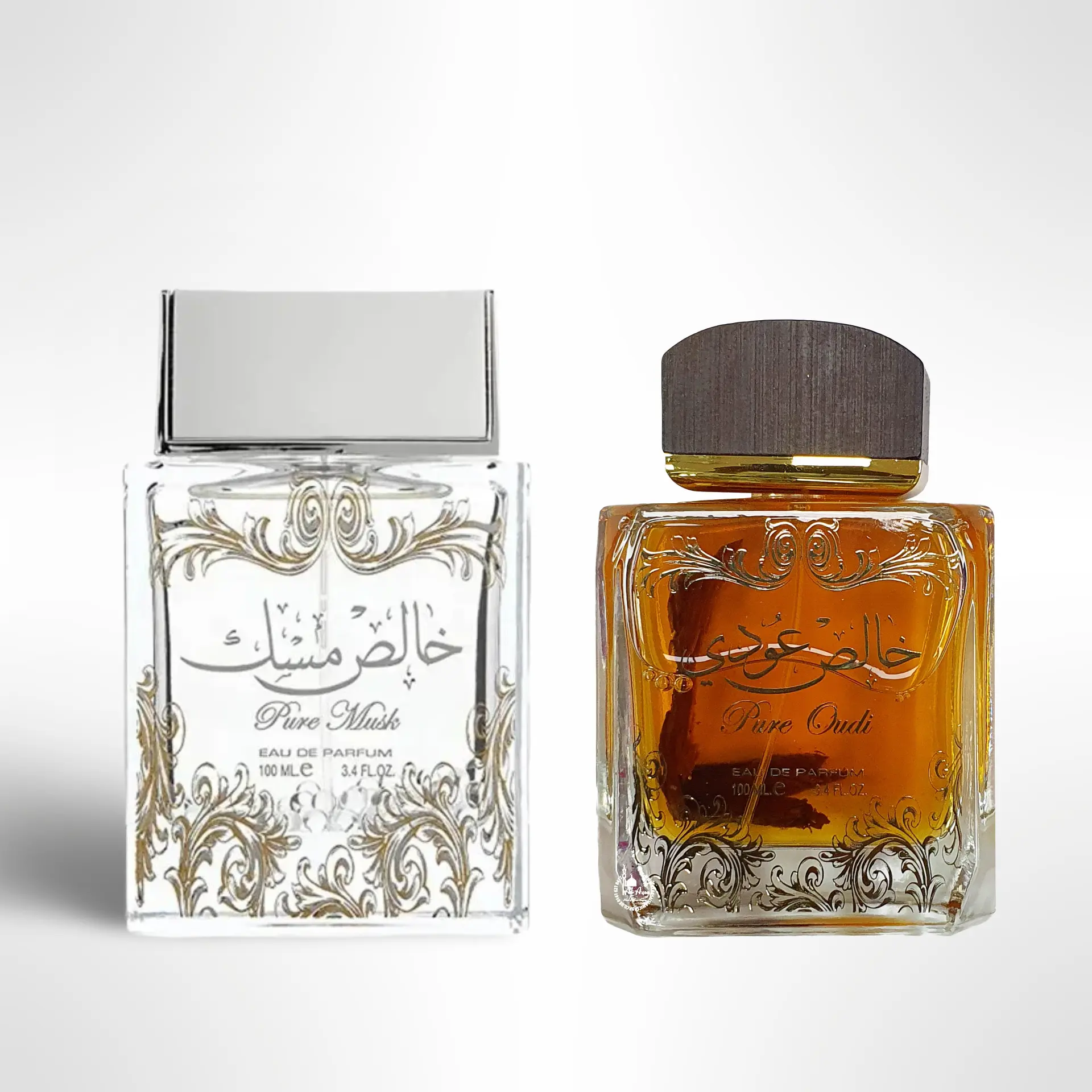 Lattafa Oudi Musk Unisex EDP Perfume Dual Set - 2 Bottles, 3.4 fl oz (100ml) Total, Alcohol-Infused, Oud Unisex Fragrance, Spicy Woody, EDP Perfume Spray, Beauty & Personal Care, Edp Liquid Perfumes