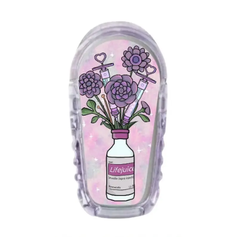 G6/T1D Purple Single sticker / Dexcom G6 Stickers,Diabetes Stickers, Dexcom Stickers, Bestseller, Dexcom G6 Transmitter Sticker,