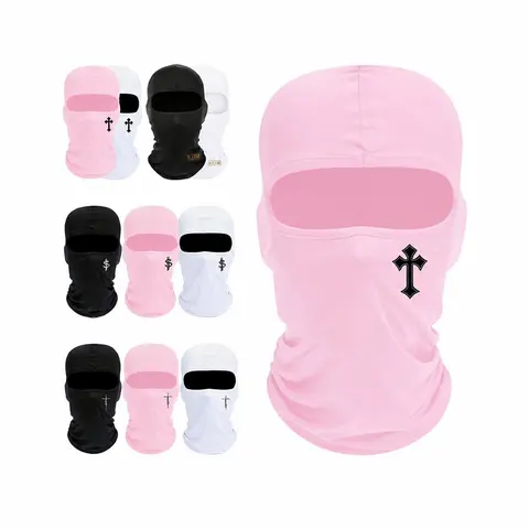 Yeomoo Summer Acrylic Balaclava Mask - 9x16 in Windproof Face Mask, UV Protection, Cool Thin Breathable Dust-proof Sweat-dry Shiesty Cover for Adults, Ideal for Motorcycle, Hiking