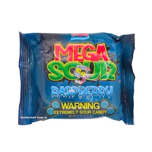 Mega Sour Raspberry - Extremely Sour Candy - Sour Hard Candy - UK Sweets - Sour Candy Challenge - Sour Balls