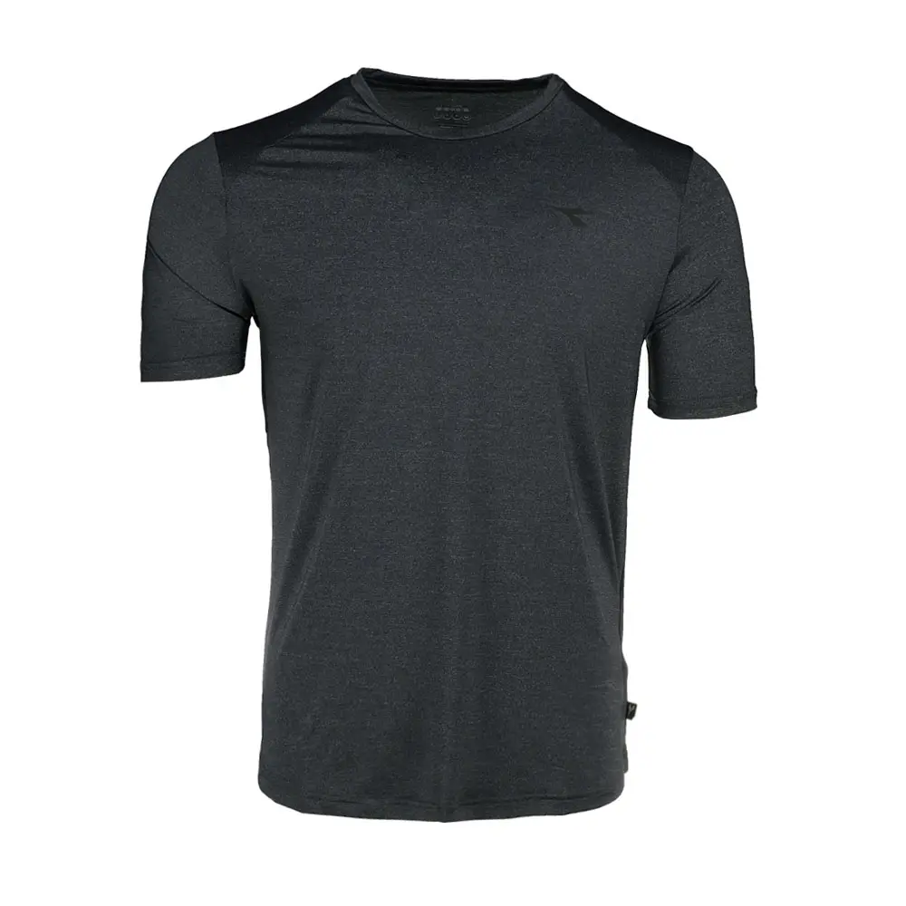 diadora Mens Tech Crew Neck Short Sleeve Athletic Casual Tops Casual Lightweight - Black