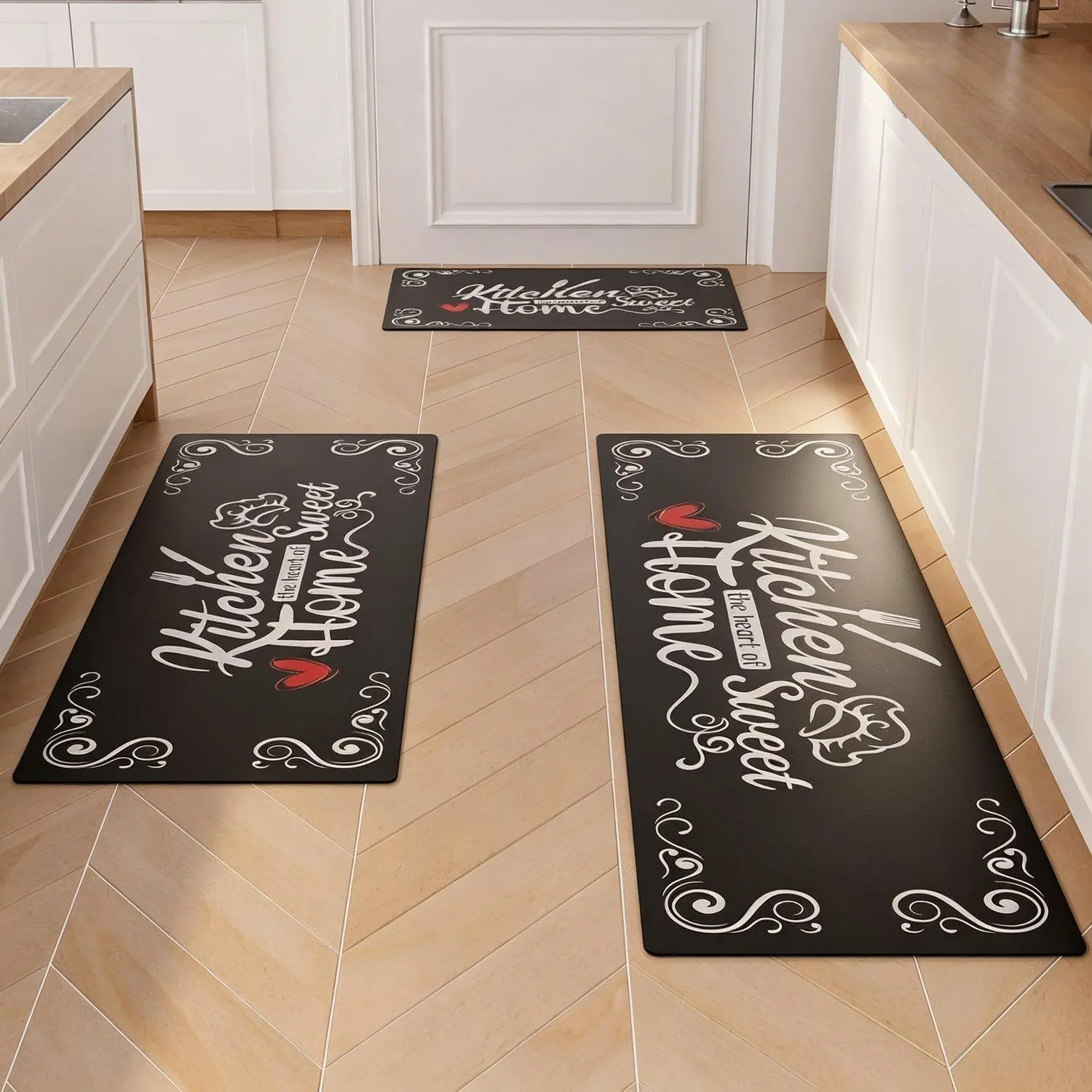 1PCS Kitchen Mats for Floor Non Slip Cushioned Runners Waterproof Comfort Kitchen Rugs and Mats Farmhouse Chef Mat Carpet for Sink,Laundry Room