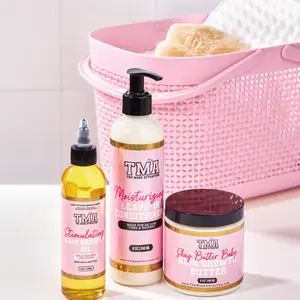 LOC Hydration Bundle - Moisturizing Leave-In Conditioner , Jumbo Stimulating Hair Growth Oil , Shay Butter Baby Hair Growth Butter
