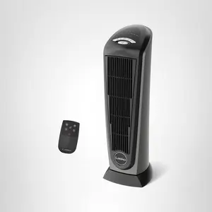 1500W Ceramic Tower Space Heater, Fast Warmth Oscillating Heat Device with Remote Control, Thermostat, Timer, Widespread Oscillation, Portable Electric Heater for Indoor Bedroom Use