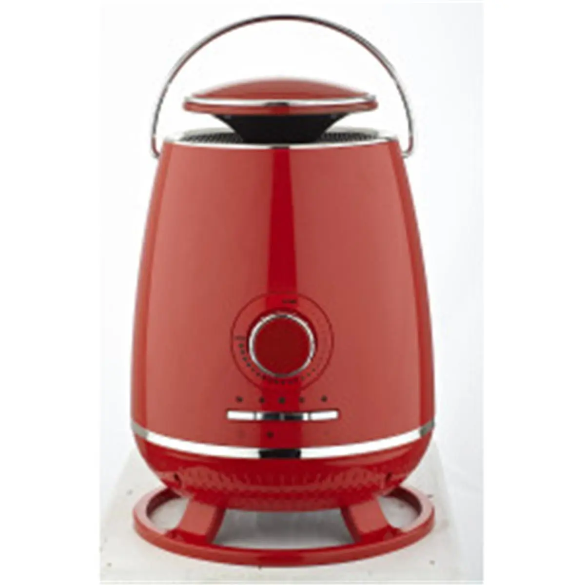 Optimus Information H7321RD Portable 360 Surround Ceramic Heater, Red