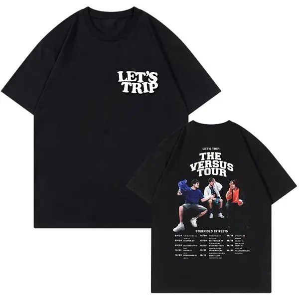 Sturniolo Triplets Let's Trip Adult T-Shirt– Unisex Concert Tee, Iconic Fan Merch