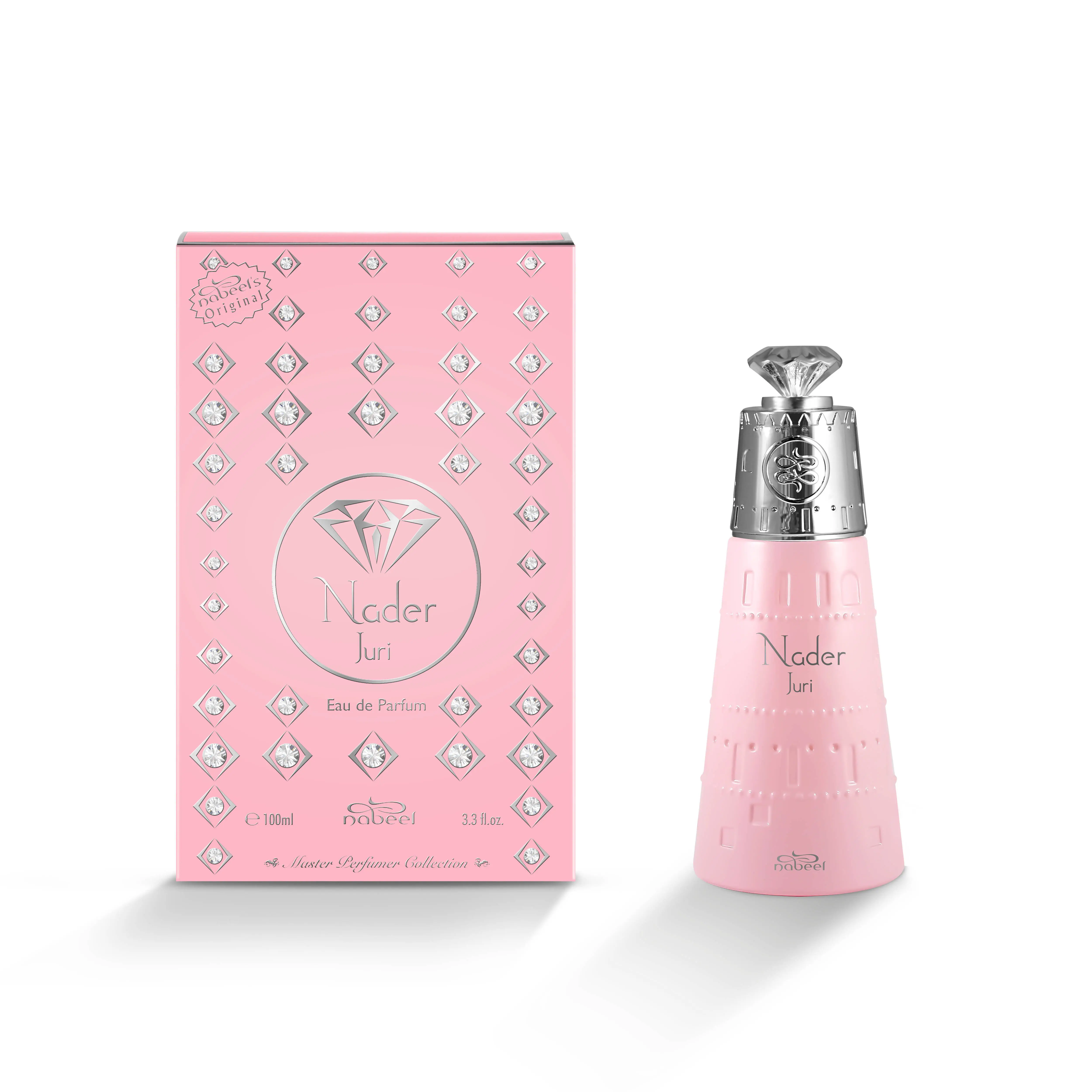 Nabeel NADER JURI Elegant Aromatic Floral Scent Perfume EDP Spray for Women - Rose Peony Notes, 3.4Oz(100ml) Full-Size Spray-Based Women's Fragrance Single Item