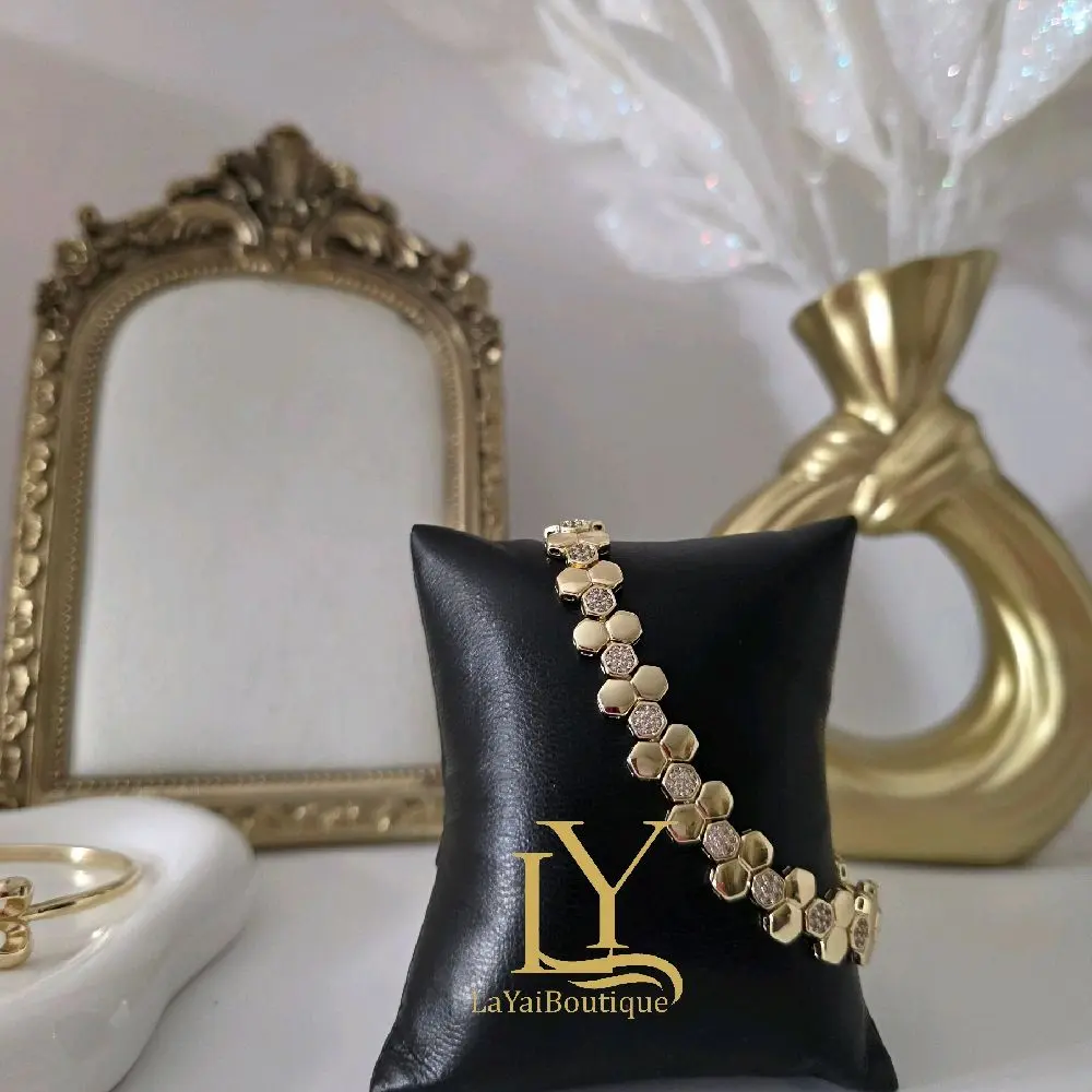 LaYaiBoutique #2257 14k gold plated bracelet, High Quality LaYaiBoutique #2257 14k gold plated bracelet, High Quality