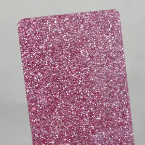 1/8" Pink Glitter Cast Acrylic Sheets