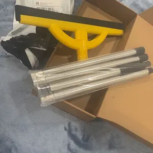 Heavy-Duty Floor Squeegee 2 in 1  - Lightweight & Durable Foam Blade with Extendable Handle for Indoor/Outdoor Cleaning haragan y trapeador 2 en 1 Adjustable Pool