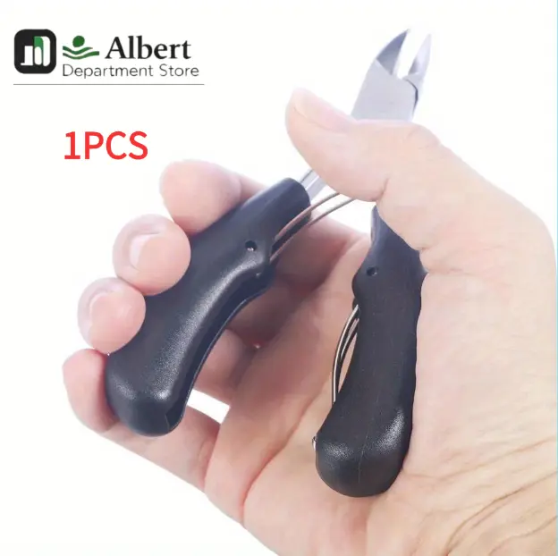 Heavy Duty Stainless Steel-Abs Toenail Trimmer for Thick Nails, Adult Rust-Proof Precision Tool with Ergonomic Non-Slip Handle, Smooth Easy Trim, Nail Care