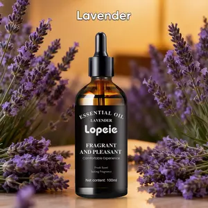 Lopeie Essential Oil, 100 ml 3.5 fl oz Bottles For Humidifiers，Home Care, Fragrance &  Natural Scented Essential Oil，Blend Lavender