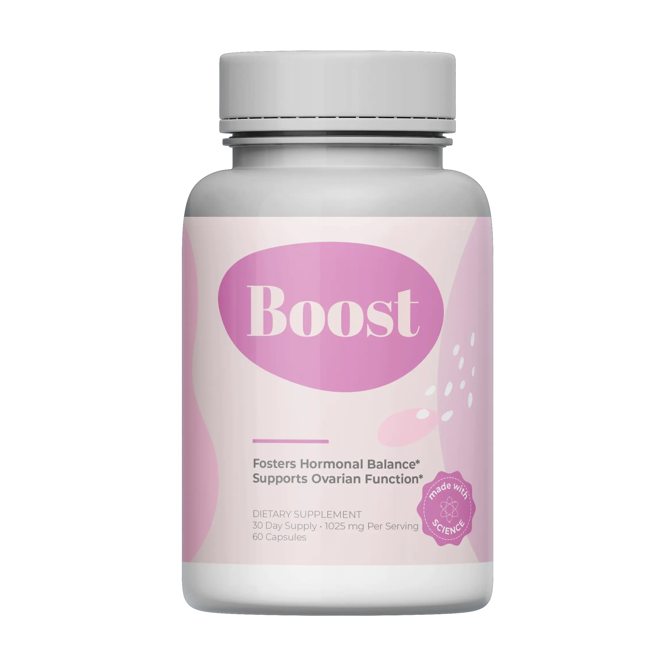 Boost by Amie Naturals - Promotes Natural Hormonal Balance & Supports Ovarian Function - Edible, Dietary Fitness Healthcare wellness nest Supplement