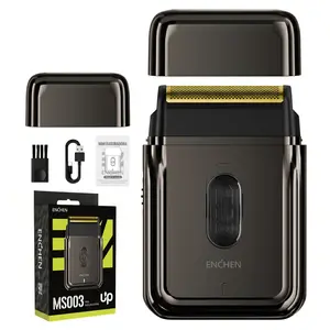 [ENCHEN] Foil Shavers for Men, Mini Razor, Compact Face Shaver,Includes USB-C charging and a cleaning brush. Convenient to carry, easy to travel and go out Great Gifts for Father, Husband & Boyfriend
