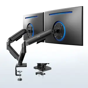 Mechanical Arm Dual Monitor Desk Mount - 17" to 32" Screens