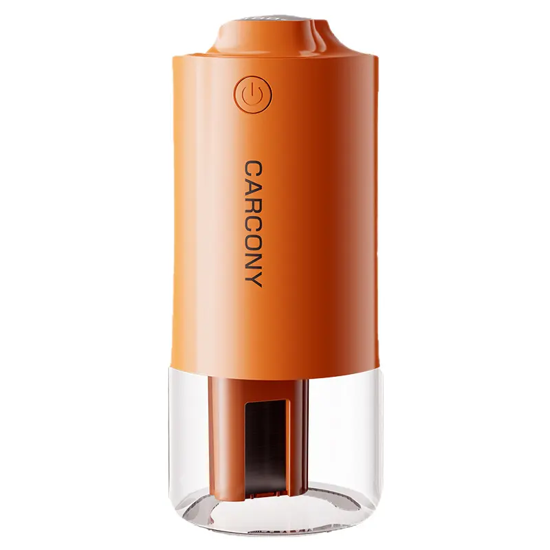Smart Display Humidifier - Antibacterial Sterilizes Mist, Automatic On/Off, Rechargeable Battery, LED Light, USB Port, Sleep Aid, Small Compact, Space-Saving, Portable for Driving/Vehicles, Office Use