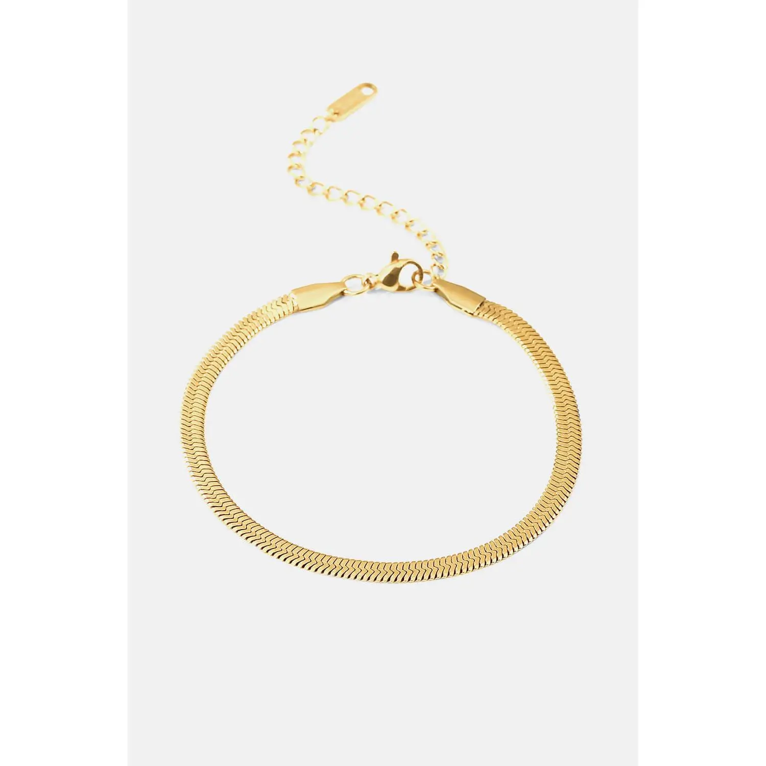 Herringbone Chain Stainless Steel Bracelet