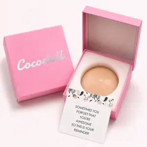 Cocodoll Body Sticky Cocodoll Circles Non-Toxic Silicone Medical-Grade Adhesive Adhesive-Free Nip Nook Reusable for 10 Wears Seamless Coverage Womenswear Bra
