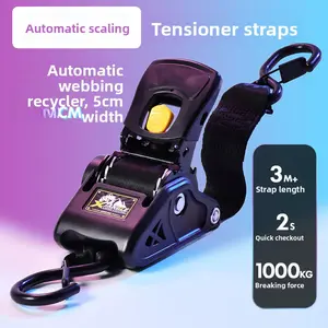 2inch Cargo Automatic Tightening Strap Shrink Tightener Binding Strap Yacht Binding Strap Tightening Strap