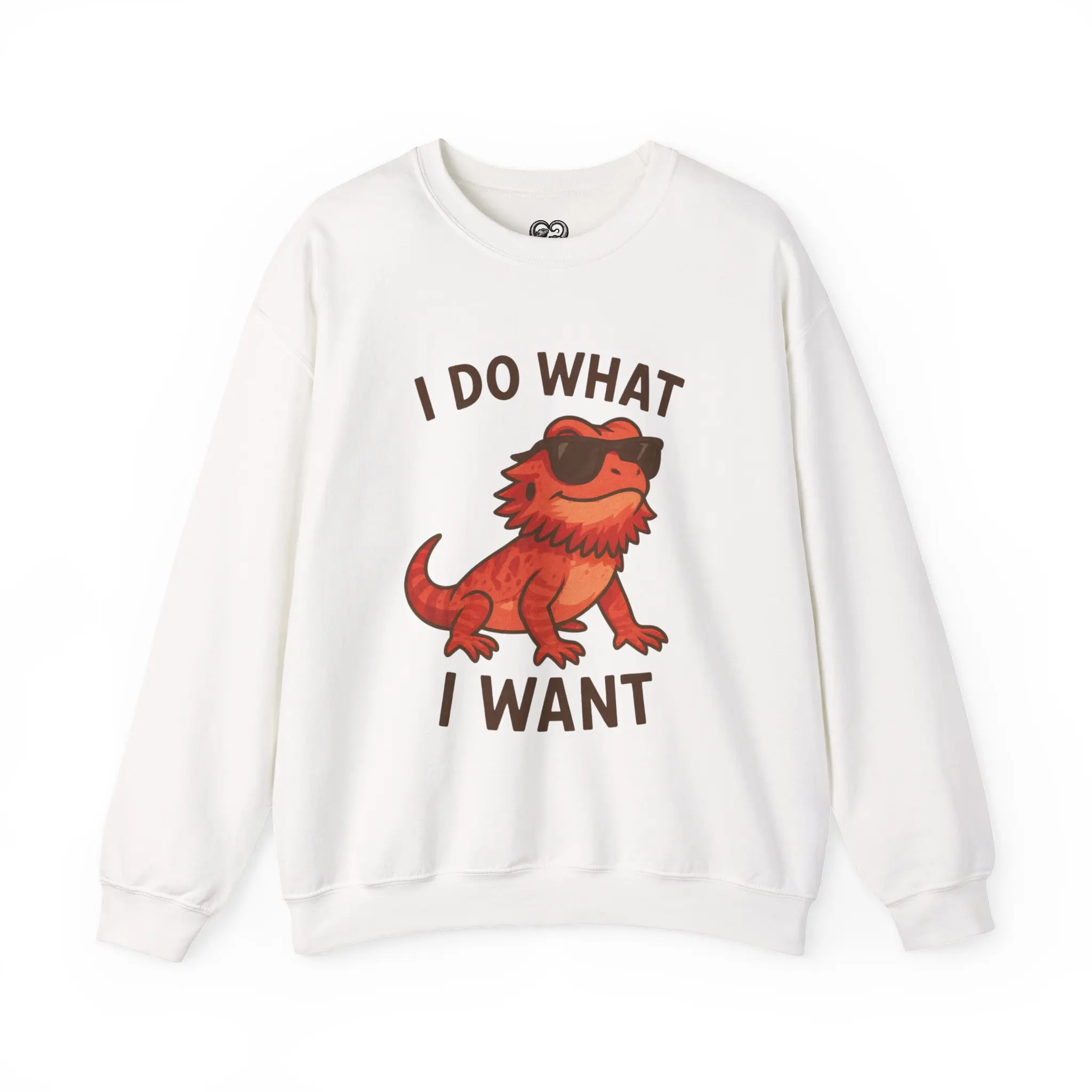 Bearded Dragon "I Do What I Want" Sweatshirt. Cute, fun, and sassy little bearded dragon.