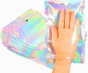 Smell Proof Bags & Resealable Foil Pouch Mylar Sample Bag Great for Party Favor Food Storage