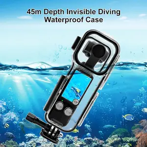 for DJI Osmo Pocket 3 Protective Case, Plastic, Dive Housing Shell,  Perfect for Outdoor Sports and Holiday Water Play Travel, Quick-Release Design | Full Protection | Beach Party Underwater Photography Accessory | Summer Holiday Trip Diving Photography