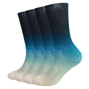 EnerWear 4 Pack Women's Merino Wool Outdoor Hiking Trail Crew Sock