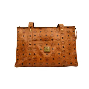 Pre-owned MCM coated canvas Tote Bags Visetos Canvas Tote Bagtote (4900000161540)