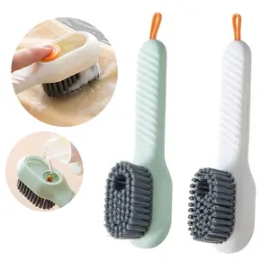 2pcs Soft Liquid Dispensing Premium Cleaning Brush for Shoes and Clothing
