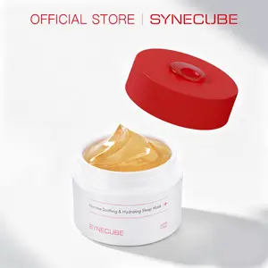[Synecube] Instant Skin Rescue Jelly Cream Soothing Hydrating Gel Overnight Jelly Cream Lightweight Moisturizer 3.38fl. oz / 100ml - Anti Irritation Redness Care Instant Soothing Relief Barrier Repair For All Skin Types Daily Skincare