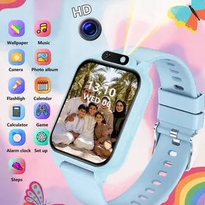 Multifunctional Smart Kids Watch, Call Function, Fitness Tracker, Touch Screen, DIY Dial, Message Alerts, Camera, Great Gift Choice
