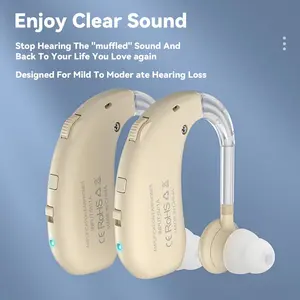 Hearing Aids, Advanced Hearing Solutions, Customizable Sound Settings, Comfortable Fit, Ideal for Daily Use, Enhance Your Listening Experience, OTC Hearing Aid