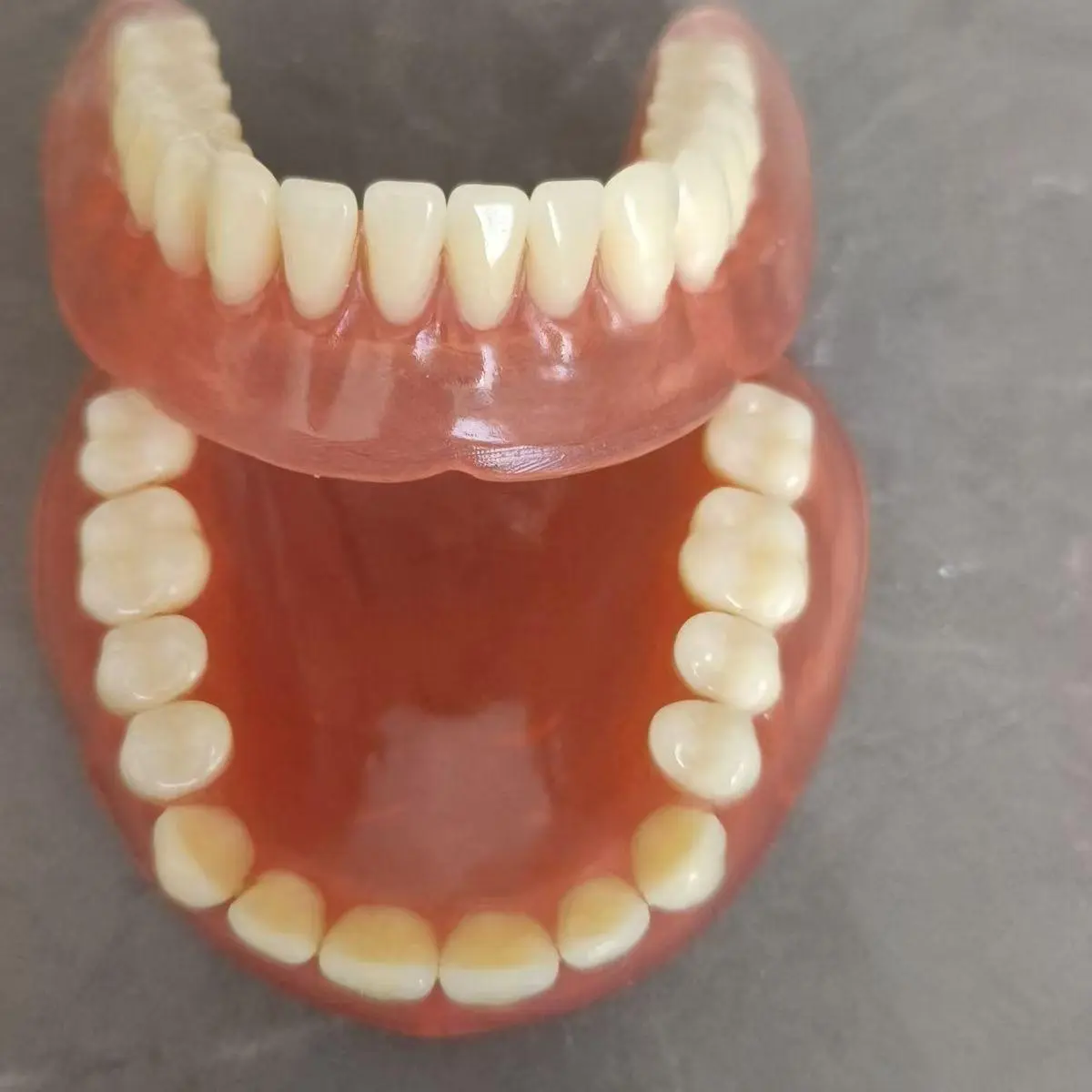 Handmade Realistic Silicone Full Dentures 2026 Comfort Soft False Teeth Oral Repair Covers Fit All Adult Missing Teeth