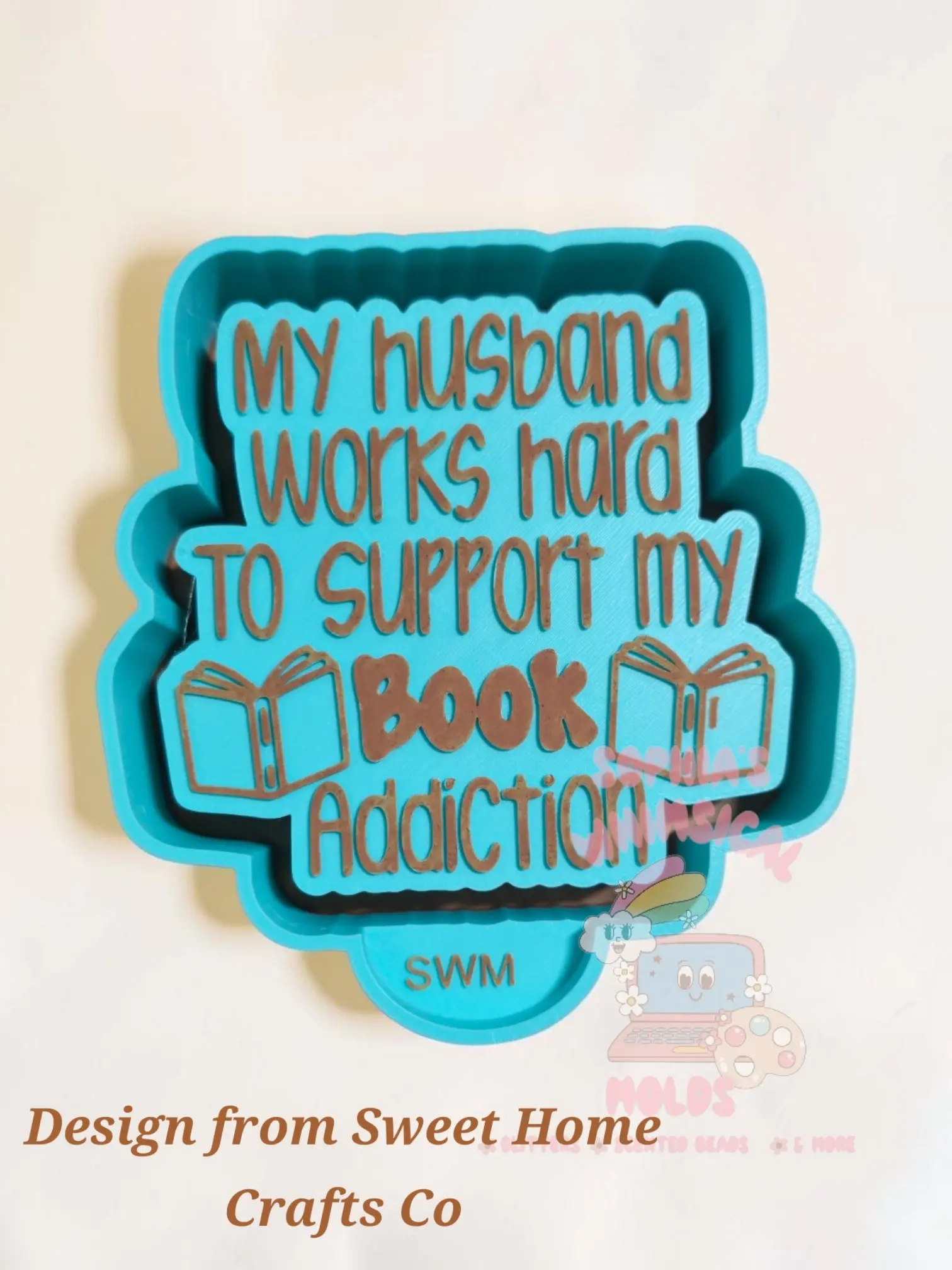 Support Book Addiction - Premium Silicone Mold