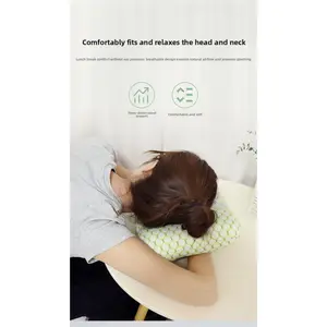 Langkes Premium Single Hole Square Ear Pillow for Side Sleepers Ear Piercing Care Anti Pressure Ear Hole Hollow Pillow for Sleeping Pain Relief and Better Sleep