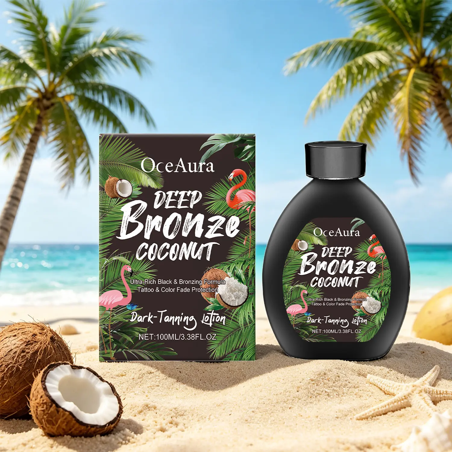 Coconut Bronzing Body Lotion Hydrating Outdoor Glow Moisturizer for Sun Kissed Looking Skin Smooth Radiant Body Care for All Skin Types