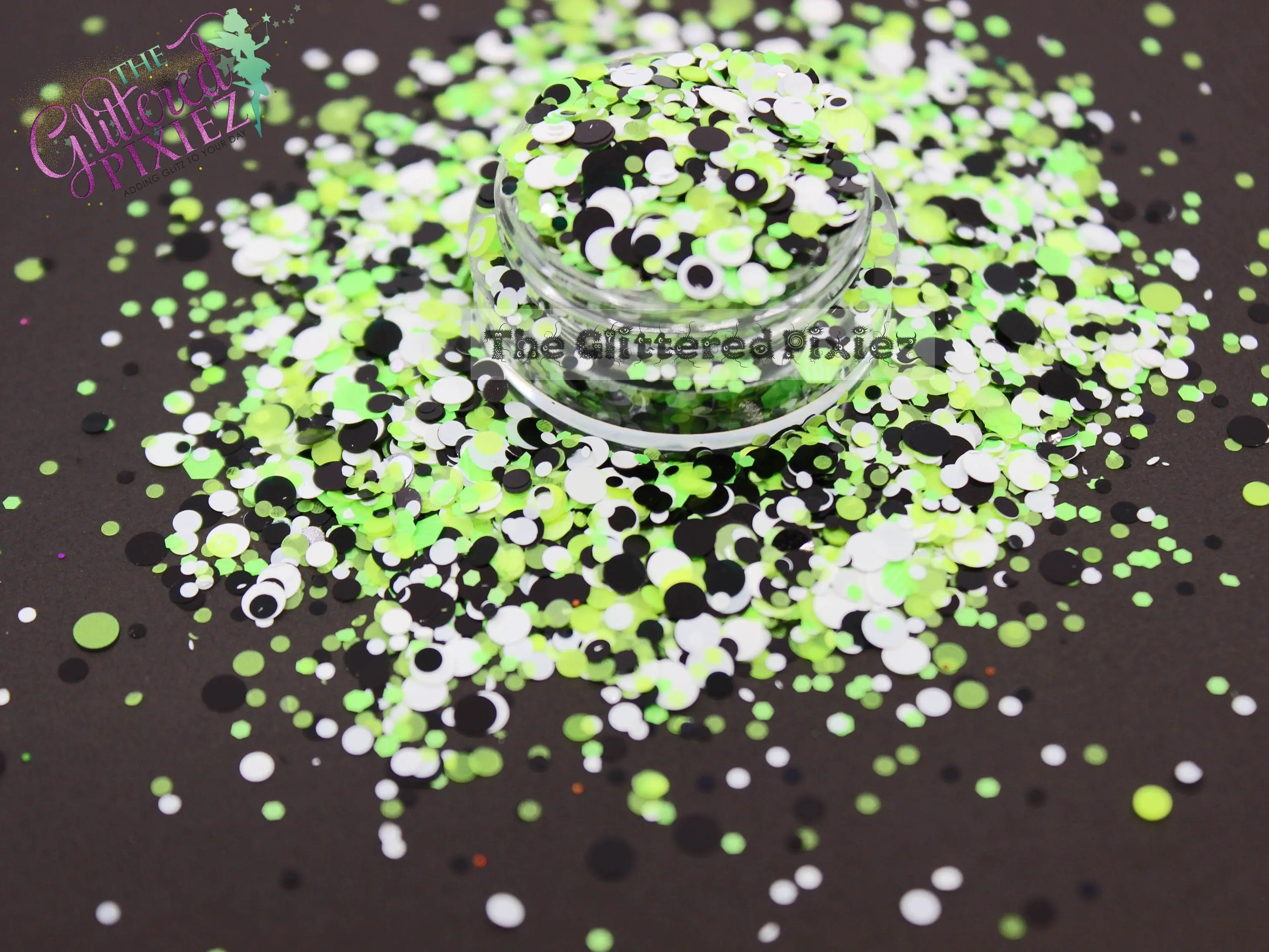 BEETLE JUICE glitter mix Fun 80's Inspired cute Loose Glitter for Nail art Hair Face Body Tumblers Craft supply Resin supply Freshie Glitter