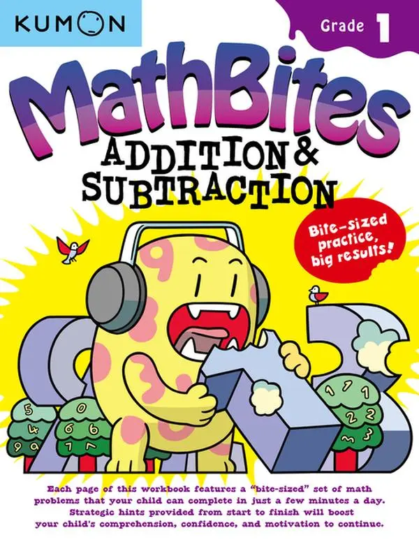 Kumon Math Bites: Grade 1 Addition & Subtraction by Kumon Publishing (Paperback)