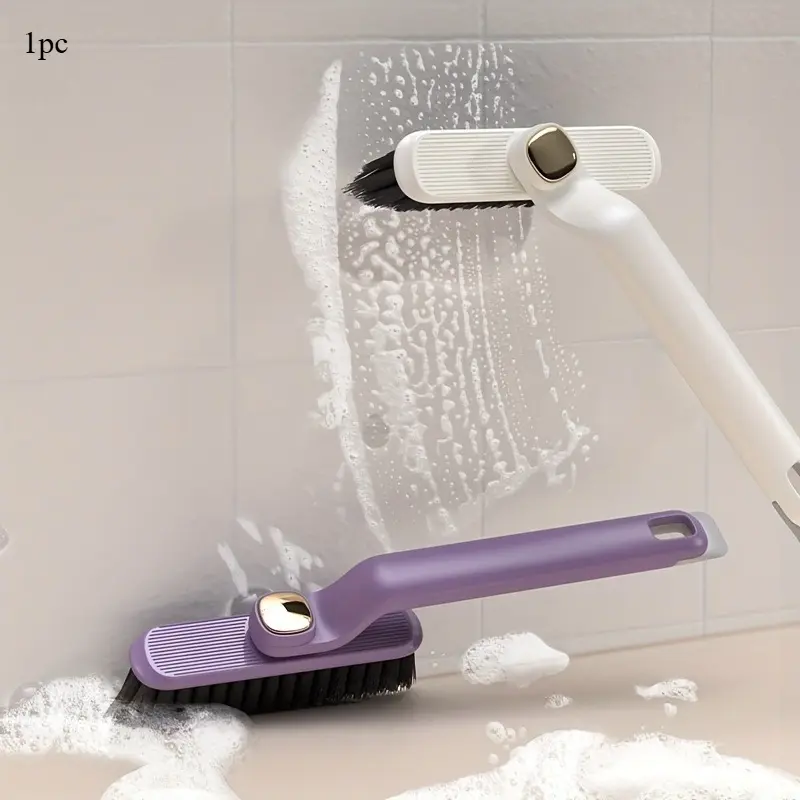 1pc, Multi-Angle Swivel Head Rotating Gap Brush - Effective Cleaning for Tight Spaces, Corners, and Grooves - Medium Firmness, House Cleaning Tools, Household Cleaning Tool