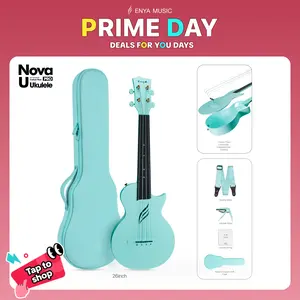 【Enya NOVA U PRO Tenor Ukulele】 26 Inch Carbon Fiber Cutaway Travel Ukelele for Adult with Beginner Bundle Kit Including Case, Strap, Capo and Strings  Christmas Gift, TikTokShopHolidayHaul