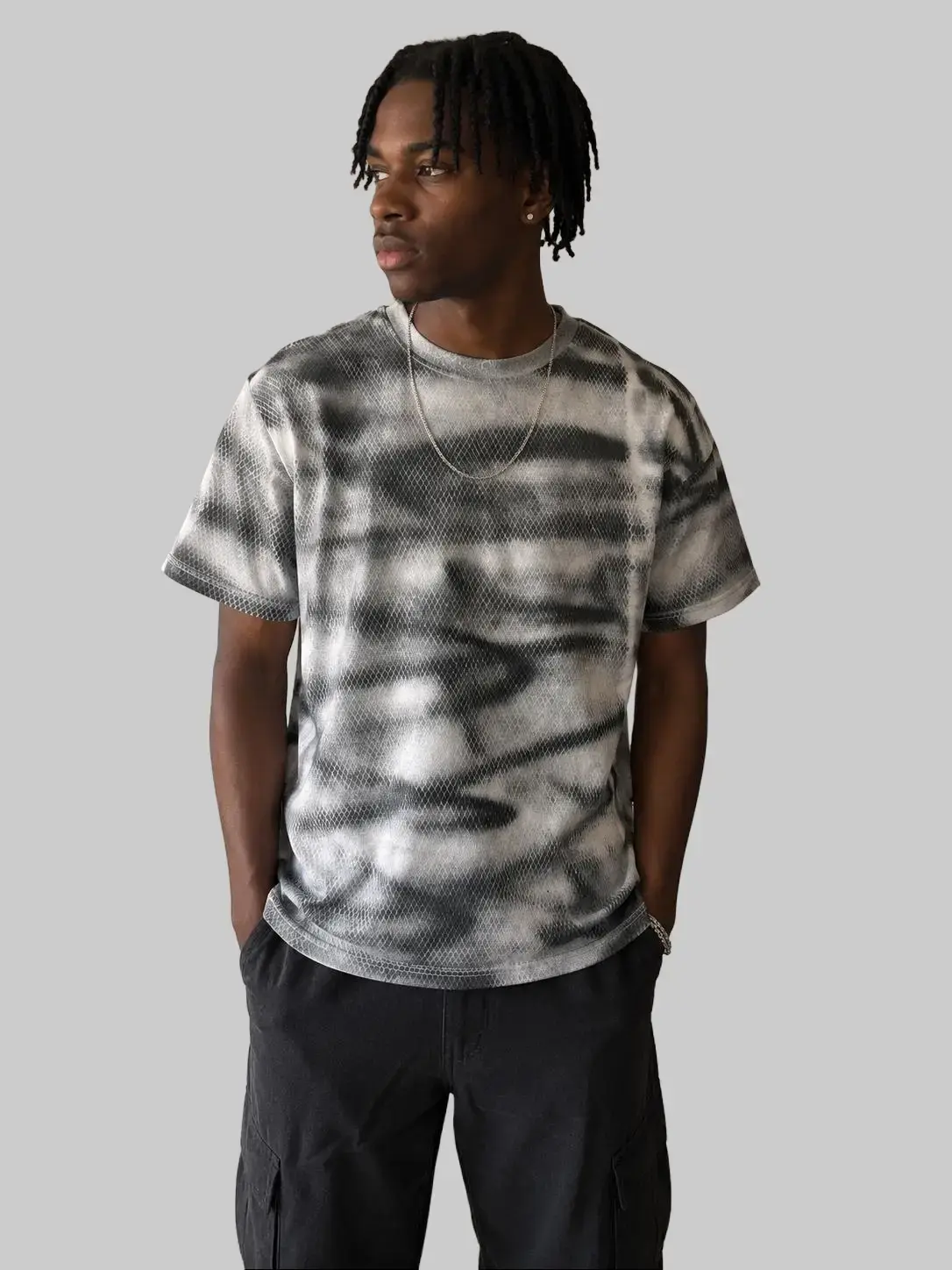 Reversible Contrast Streetwear T-Shirt