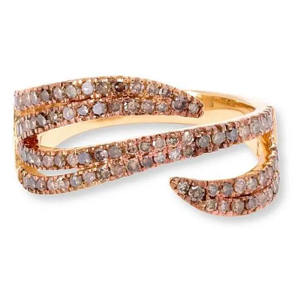 Rarities Fine Jewelry Rarities Champagne Diamond Sculptural Ring