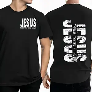 Christian for Men Faith Jesus Religious Vintage Graphic Tshirts Funny Bible Verse Gifts Top Sweatshirt Menswear