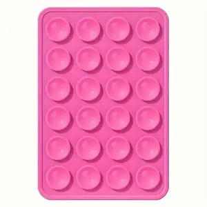 2 Pcs Suction mobile phone shell installation, 2 mobile phone silicone sucker octopus rod pads, mobile accessories bracket, for video and selfie, anti-skid, with self-adhesive bracket.