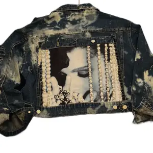 Prince Women's Bleached Out Jean Jacket - Women's Coat - Coats, Menswear