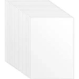 20 Pcs Acetate Sheets, A5 Heat Resistant Clear Acetate Sheets for Crafts, Clear Shrink Papers Transparent Plastic Sheet for DIY Crafts, Scrapbook, Baking, Easy to Cut