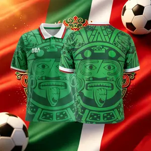 1998 Mexico National Team Home Short Sleeve Retro Soccer Jersey Greener