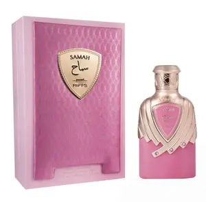 Samah Pearl By Riiffs 3.4oz Extrait de Parfum Luxury Perfume for Women - 100ml Floral Fruity Eau de Parfum with Peony, Rose & Vanilla, Long-Lasting Romantic Scent Fragrance Gift for Women